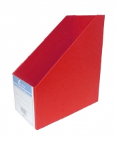 Emi-File Magazine Holder (PVC) 5" [Red]